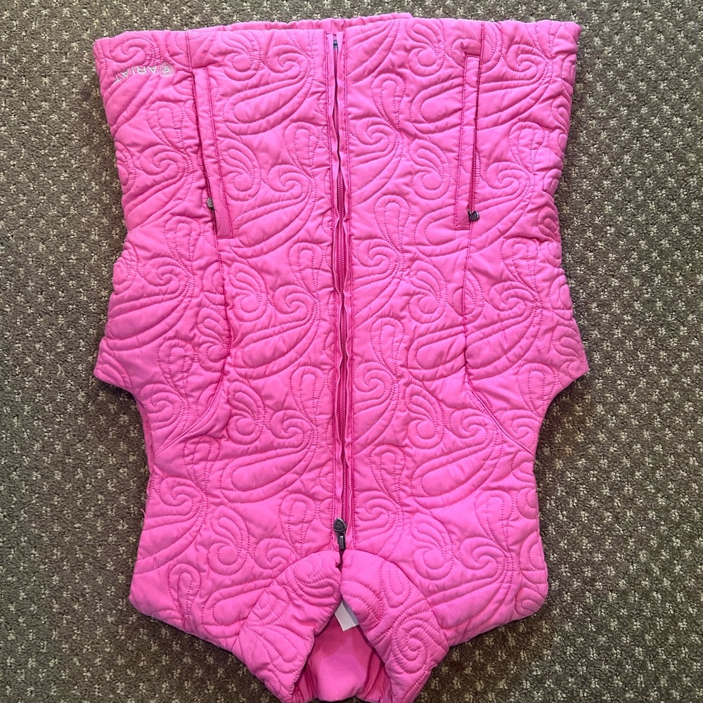 Pink Quilted Vest